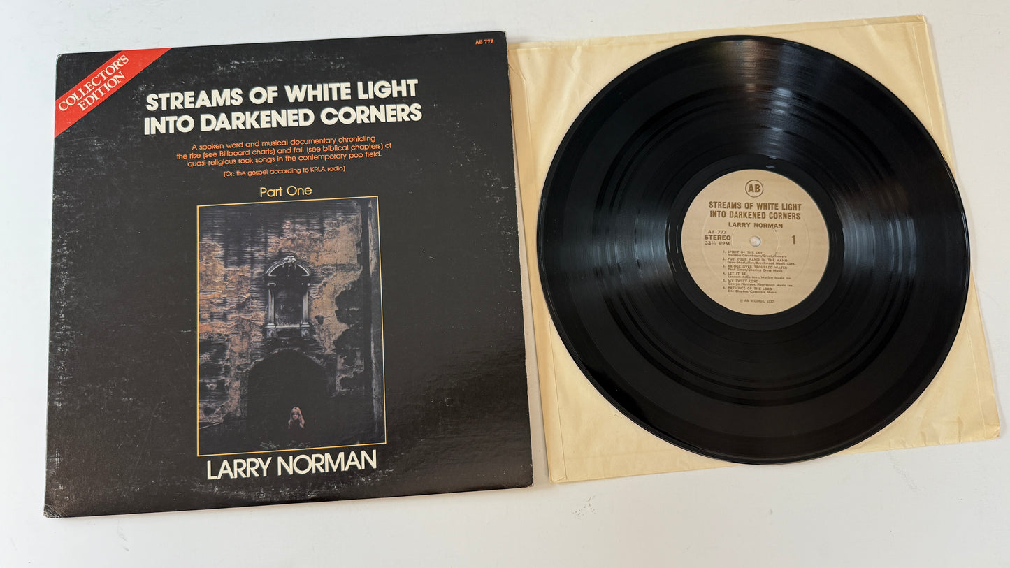 Larry Norman Streams Of White Light Into Darkened Corners (Part One) Used Vinyl LP VG+\VG