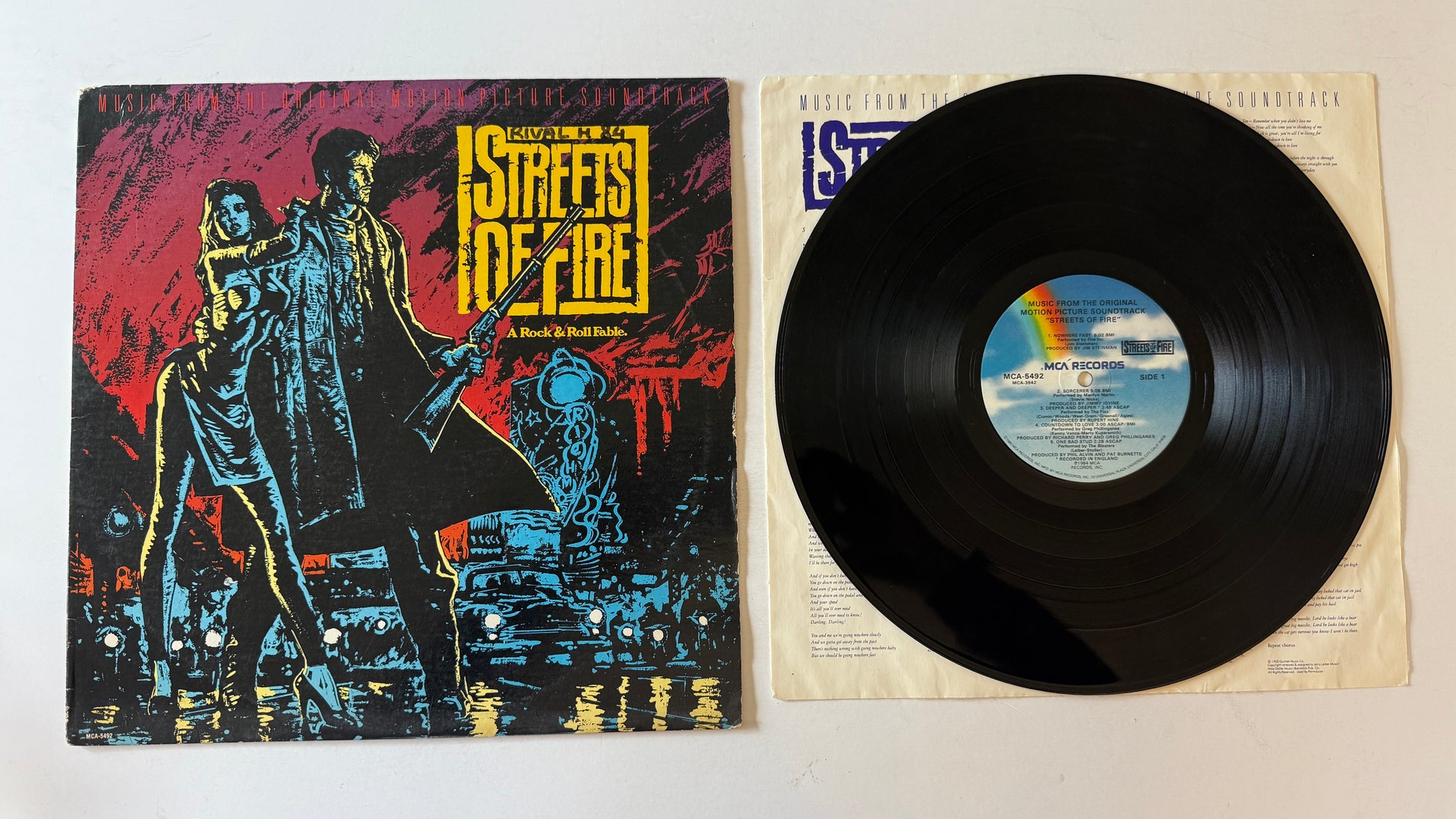 Various Streets Of Fire (Music From The Original Motion Picture Soundtrack) Used Vinyl LP VG+\VG
