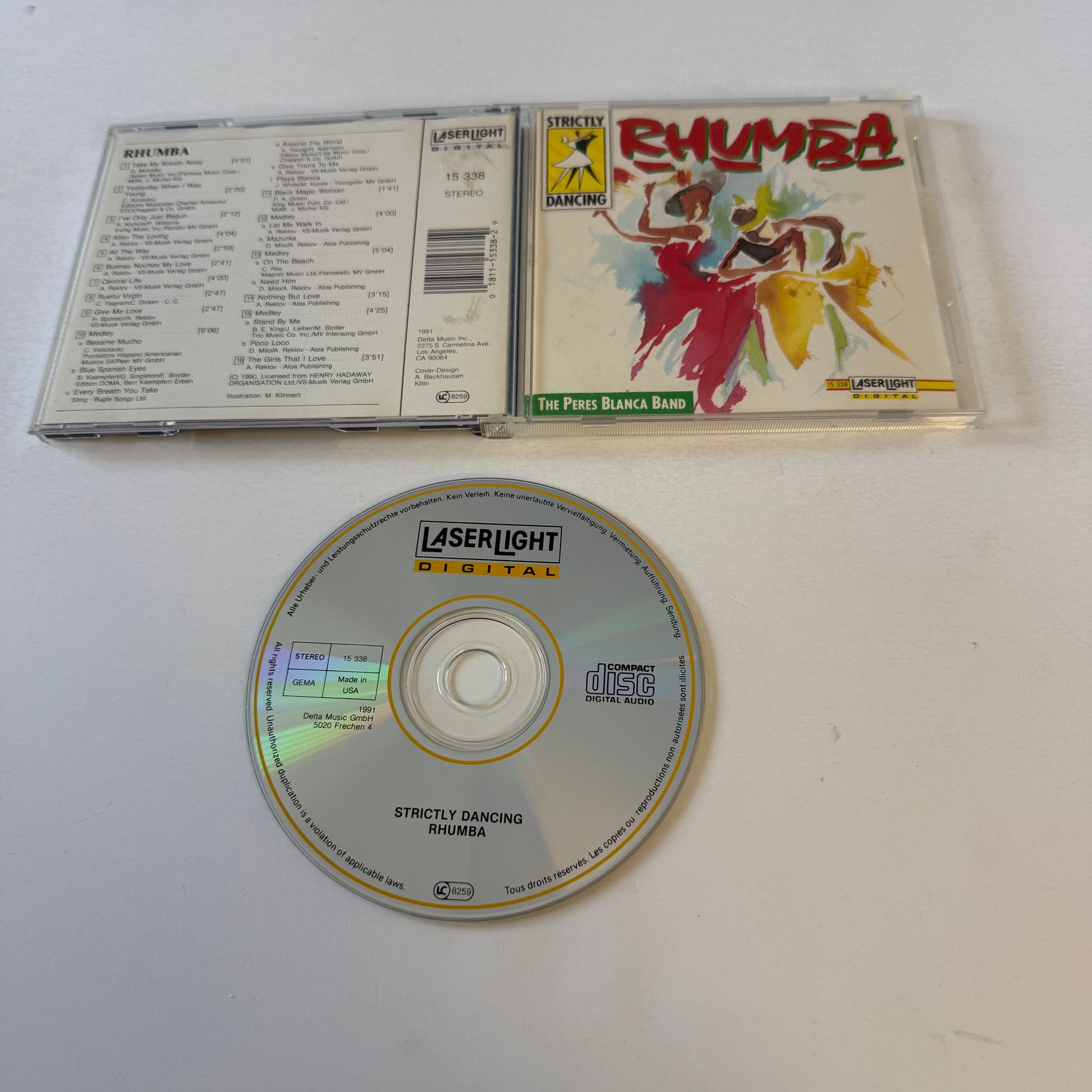 The Peres Blanca Band Strictly Dancing - Rhumba Used CD VG+\VG+