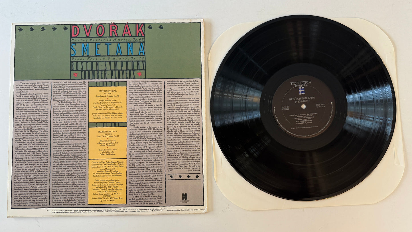 Antonín Dvořák String Sextet In A Major, Op. 48 / Piano Trio In G Minor, Op. 15 Used Vinyl LP VG+\VG
