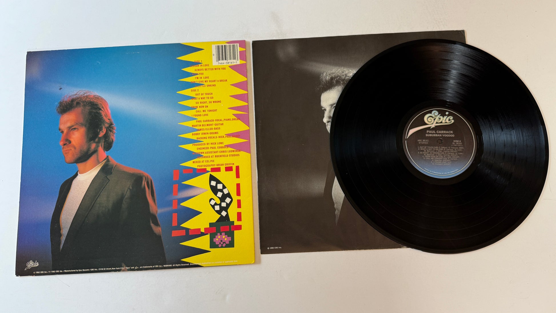 Paul Carrack Suburban Voodoo Used Vinyl LP VG+\VG+