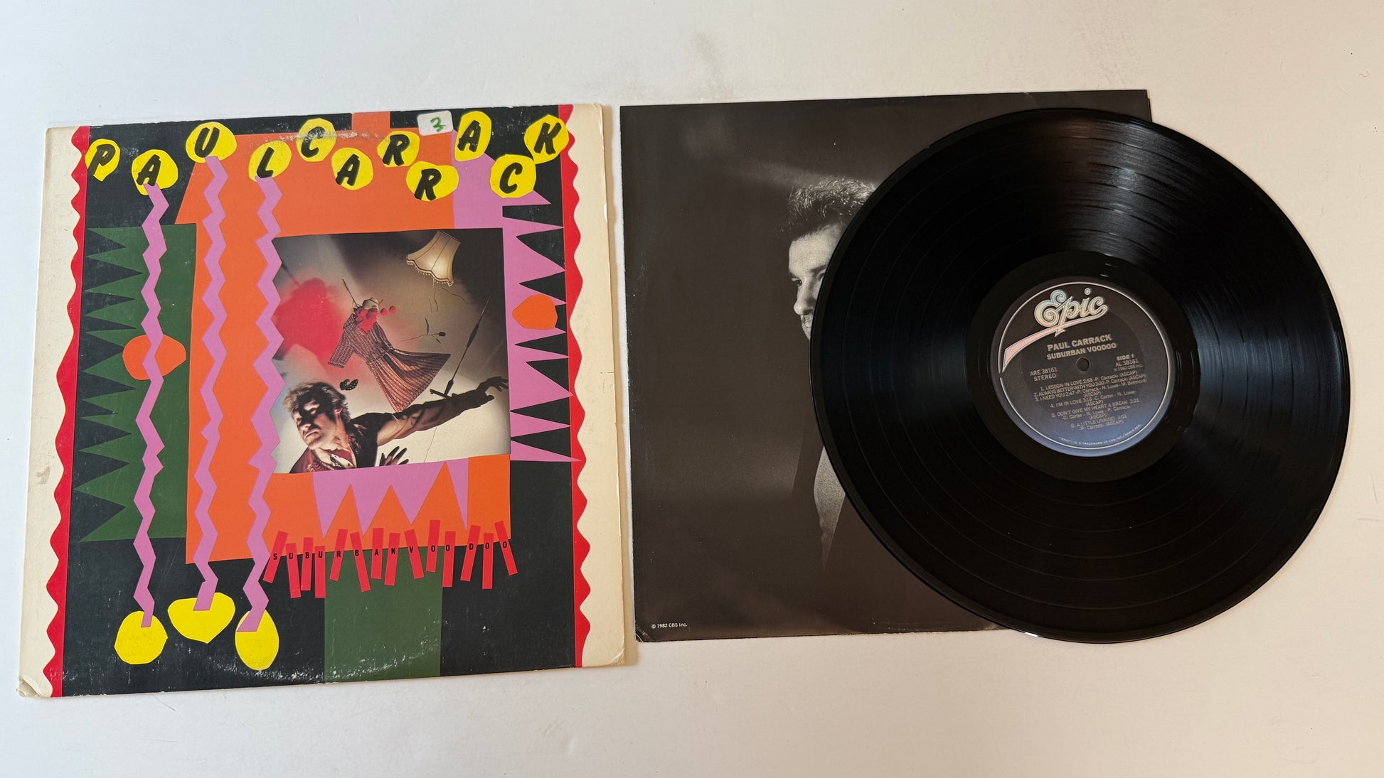 Paul Carrack Suburban Voodoo Used Vinyl LP VG+\VG