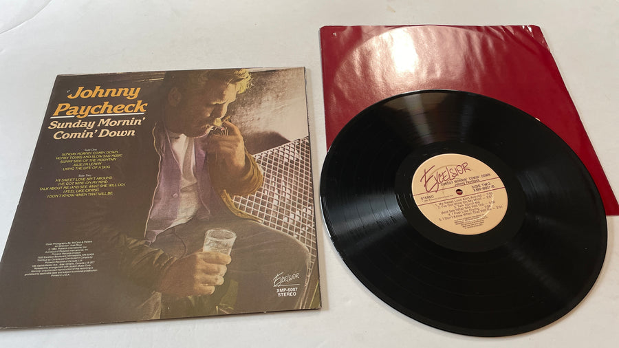 Johnny Paycheck Sunday Mornin' Comin' Down Used Vinyl LP VG+\VG