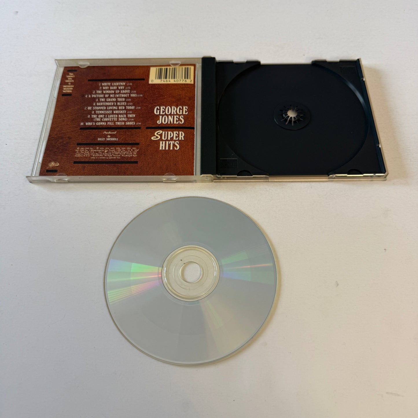 George Jones Super Hits Used CD VG+\VG