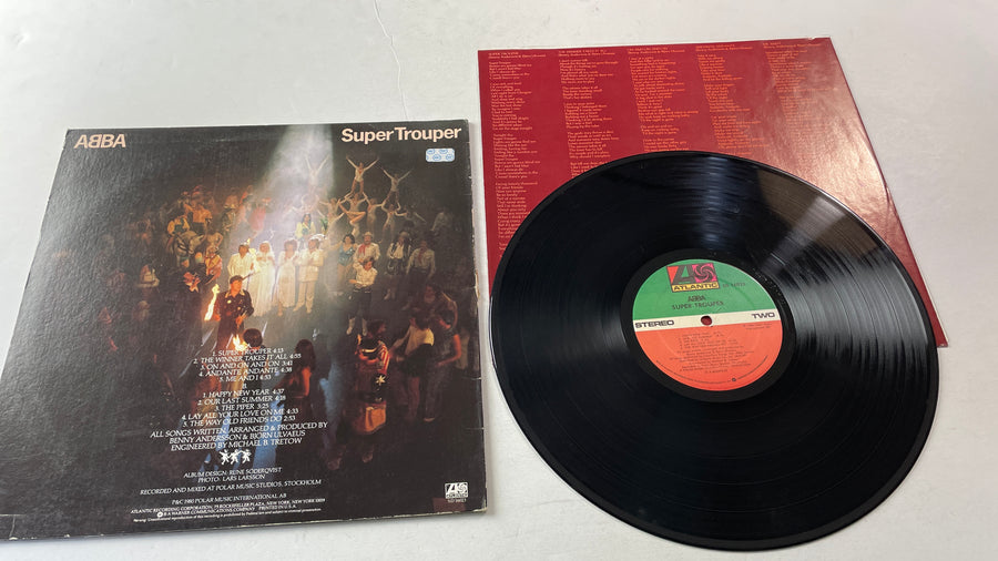 ABBA Super Trouper Used Vinyl LP VG+\VG