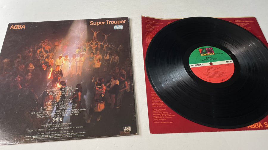ABBA Super Trouper Used Vinyl LP VG\VG