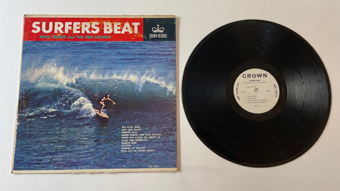 Mike Adams And The Red Jackets Surfers Beat Used Vinyl LP VG+\G+