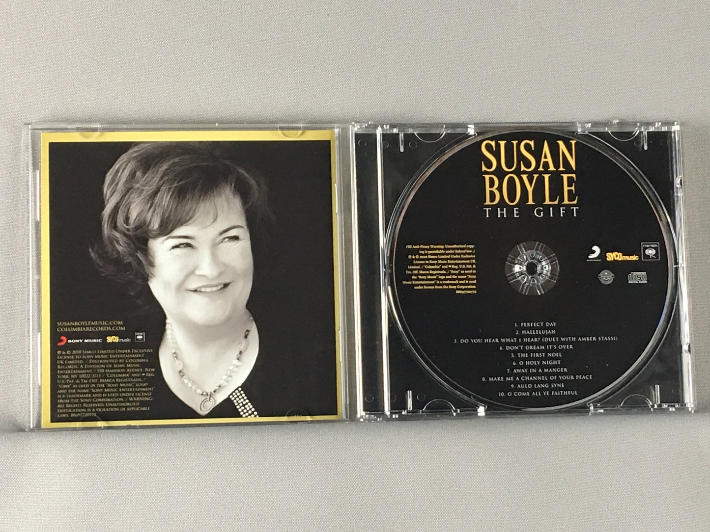 Susan Boyle ‎ The Gift Christmas Used CD VG+\VG+