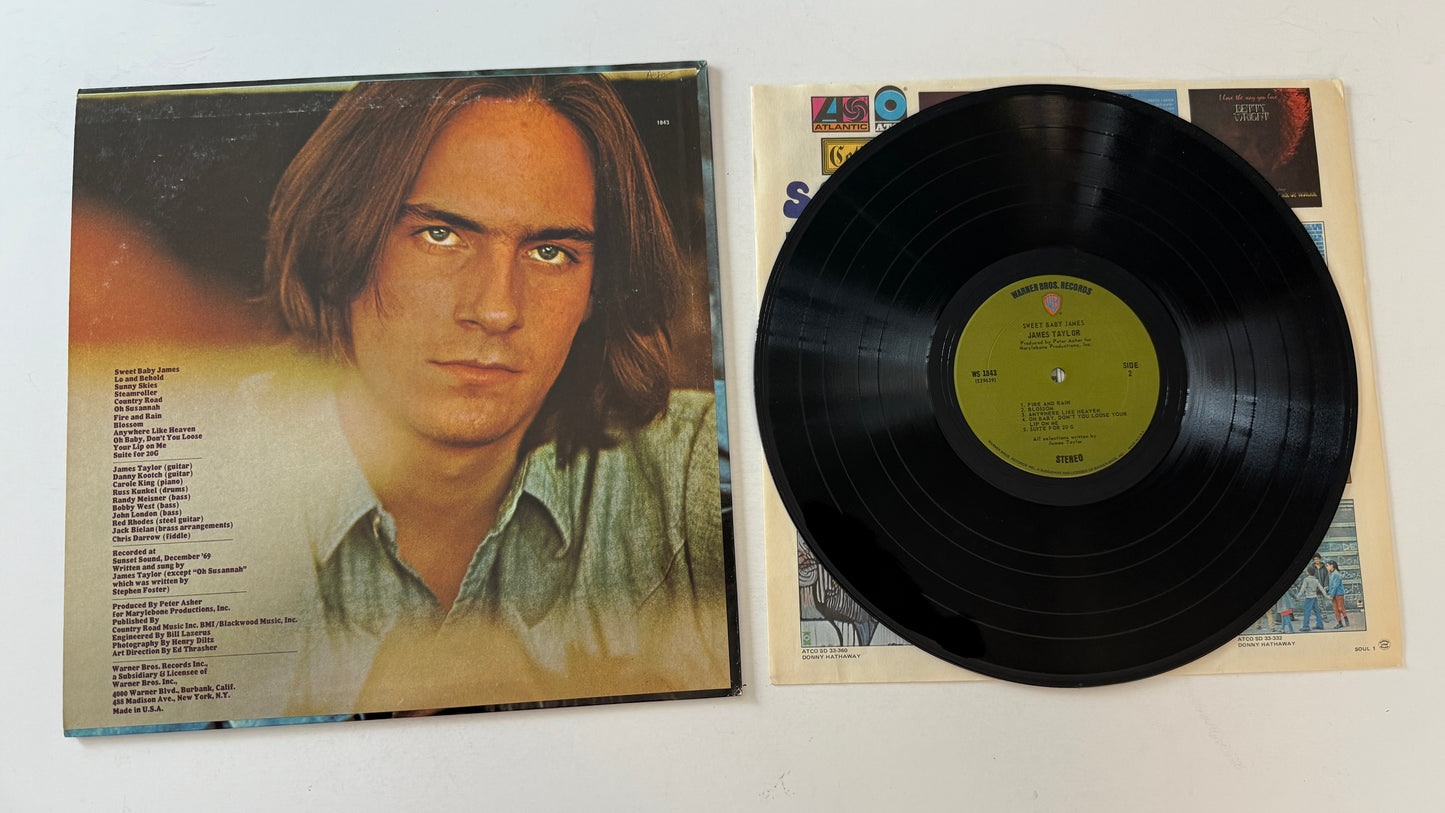 James Taylor Sweet Baby James Used Vinyl LP VG+\VG+