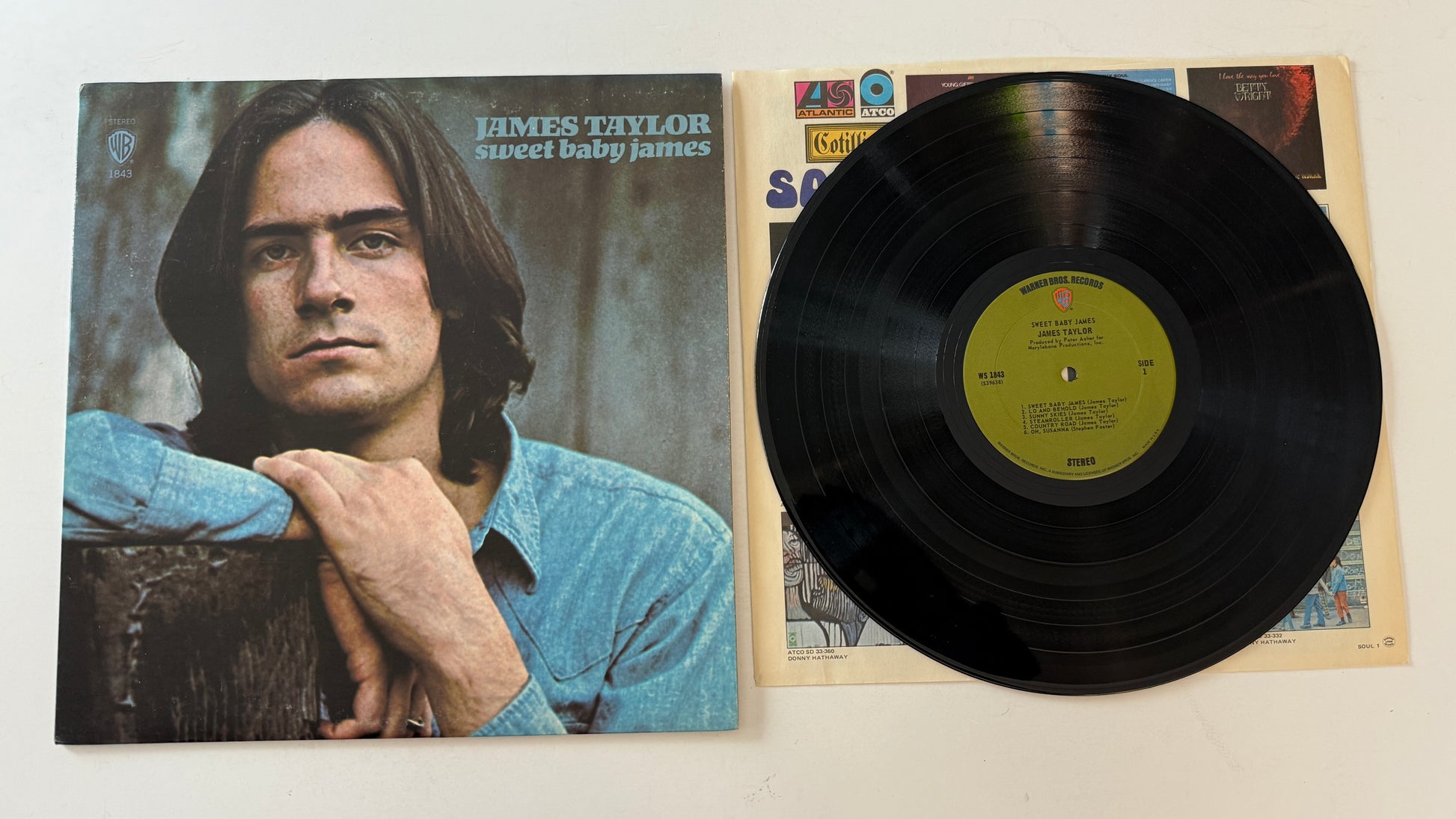 James Taylor Sweet Baby James Used Vinyl LP VG+\VG+