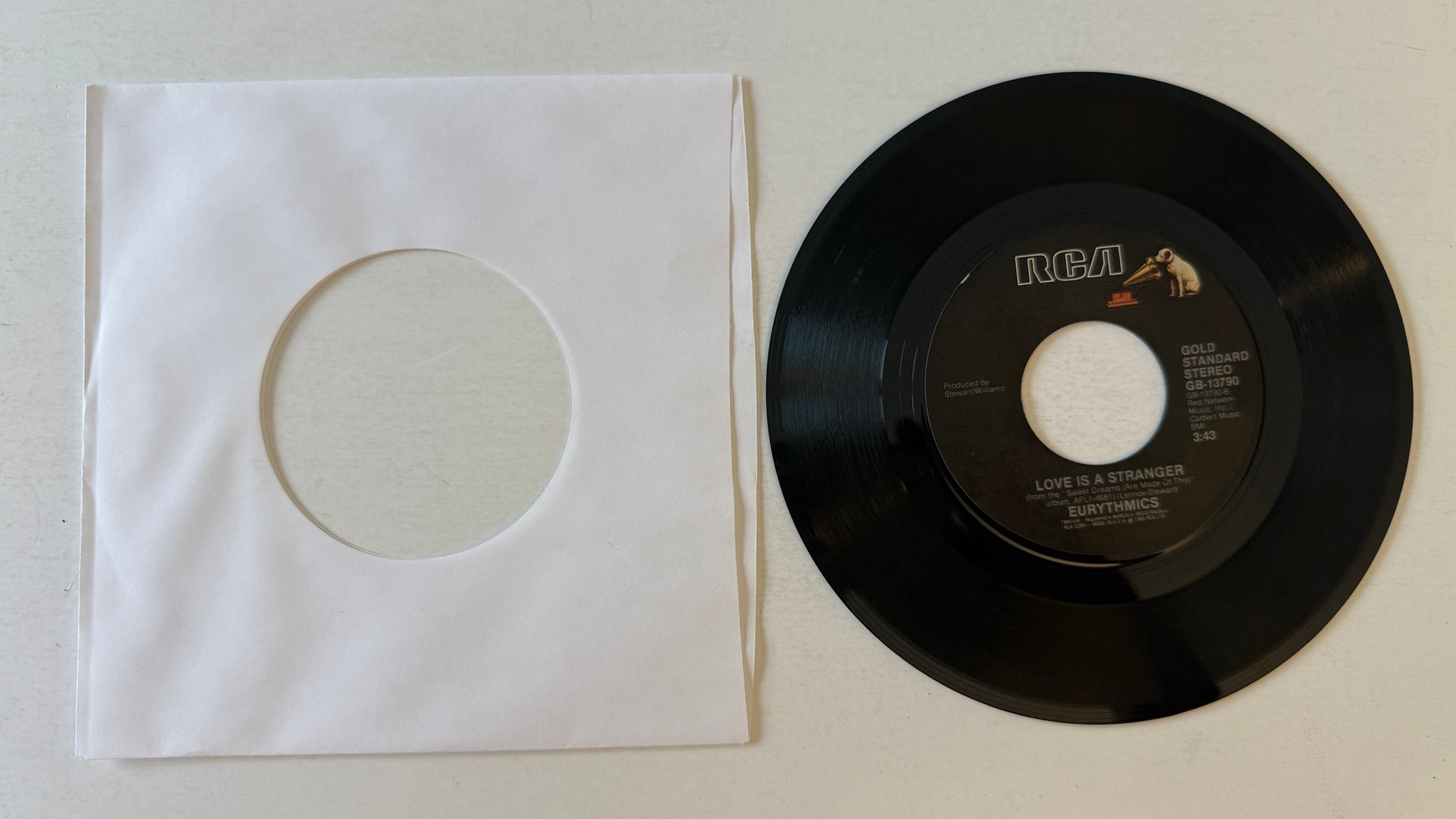 Eurythmics Sweet Dreams (Are Made Of This) / I Could Give You (A Mirror) Used 45 RPM 7" Vinyl VG+\
