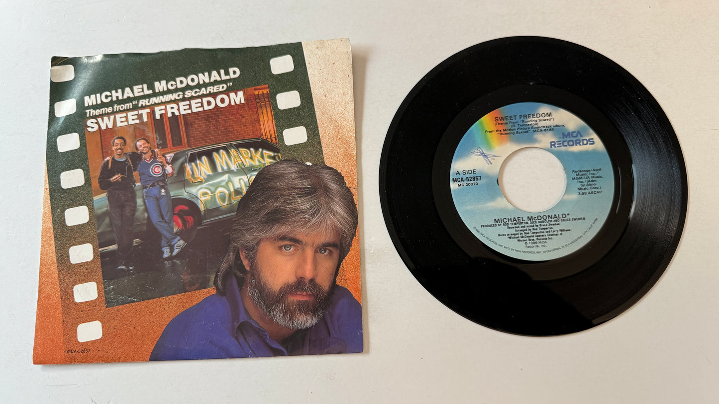 Michael McDonald Sweet Freedom Used 45 RPM 7" Vinyl VG+\