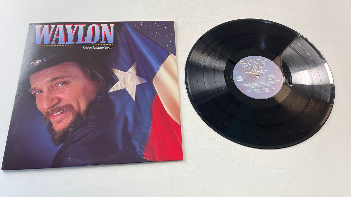 Waylon Jennings Sweet Mother Texas Used Vinyl LP VG+\VG+