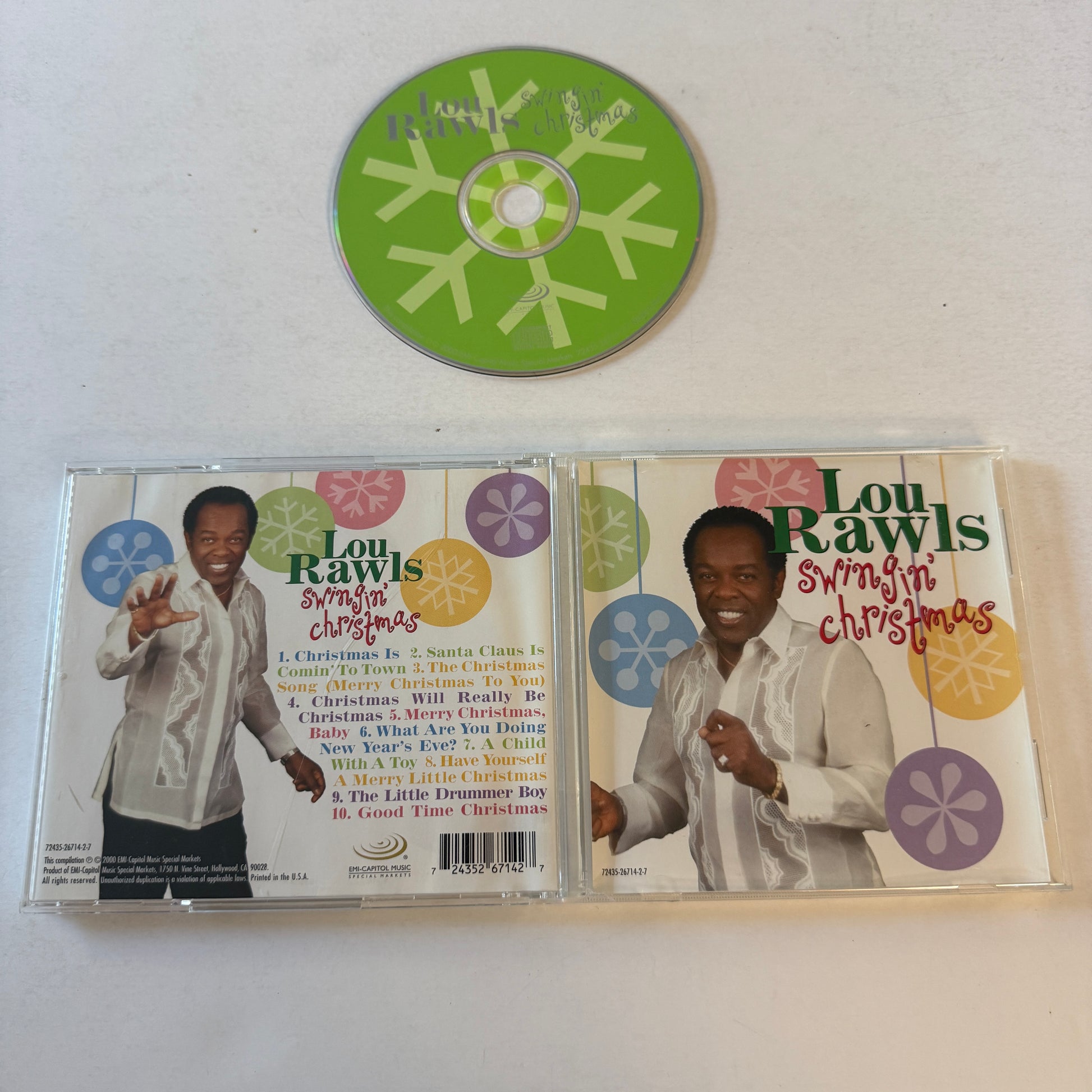 Lou Rawls Swingin' Christmas Used CD VG+\VG+