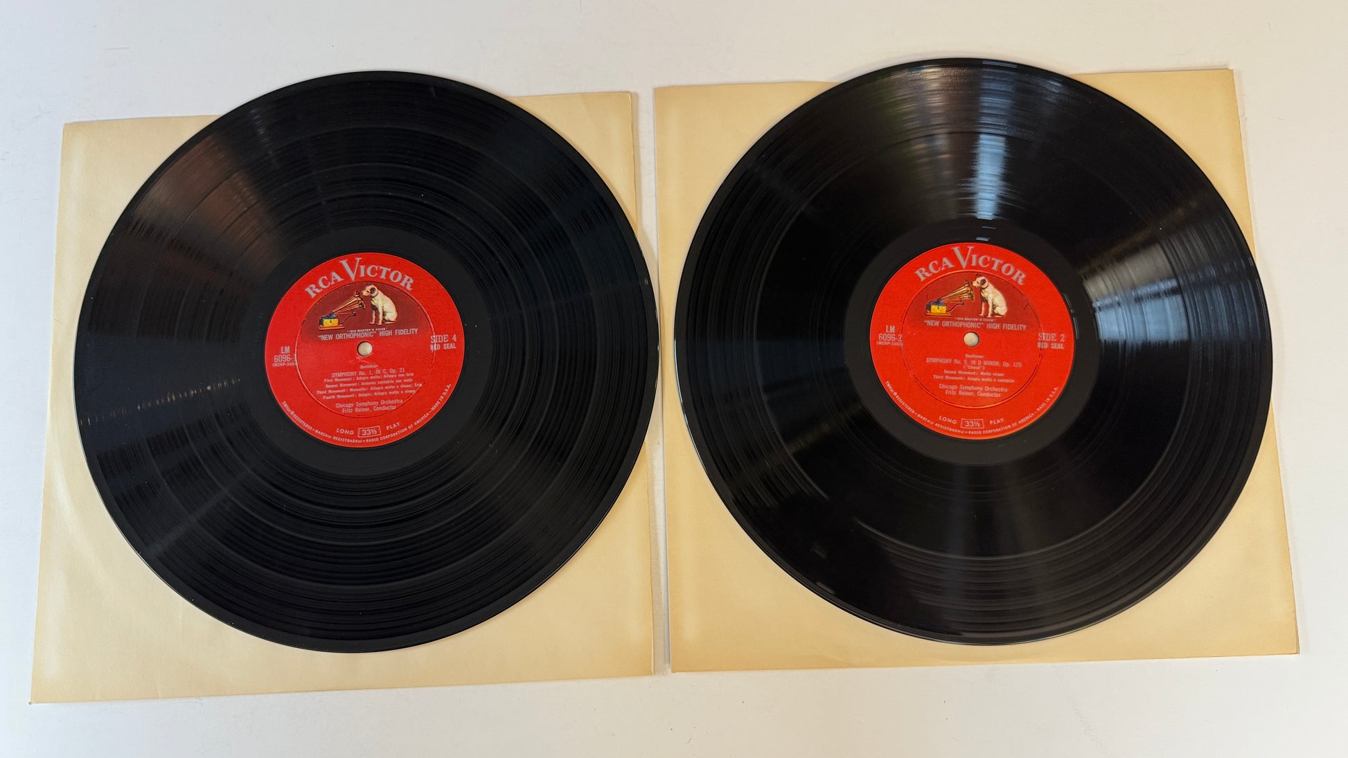 Ludwig van Beethoven Symphonies 1 And 9 Used Vinyl LP VG+\G+