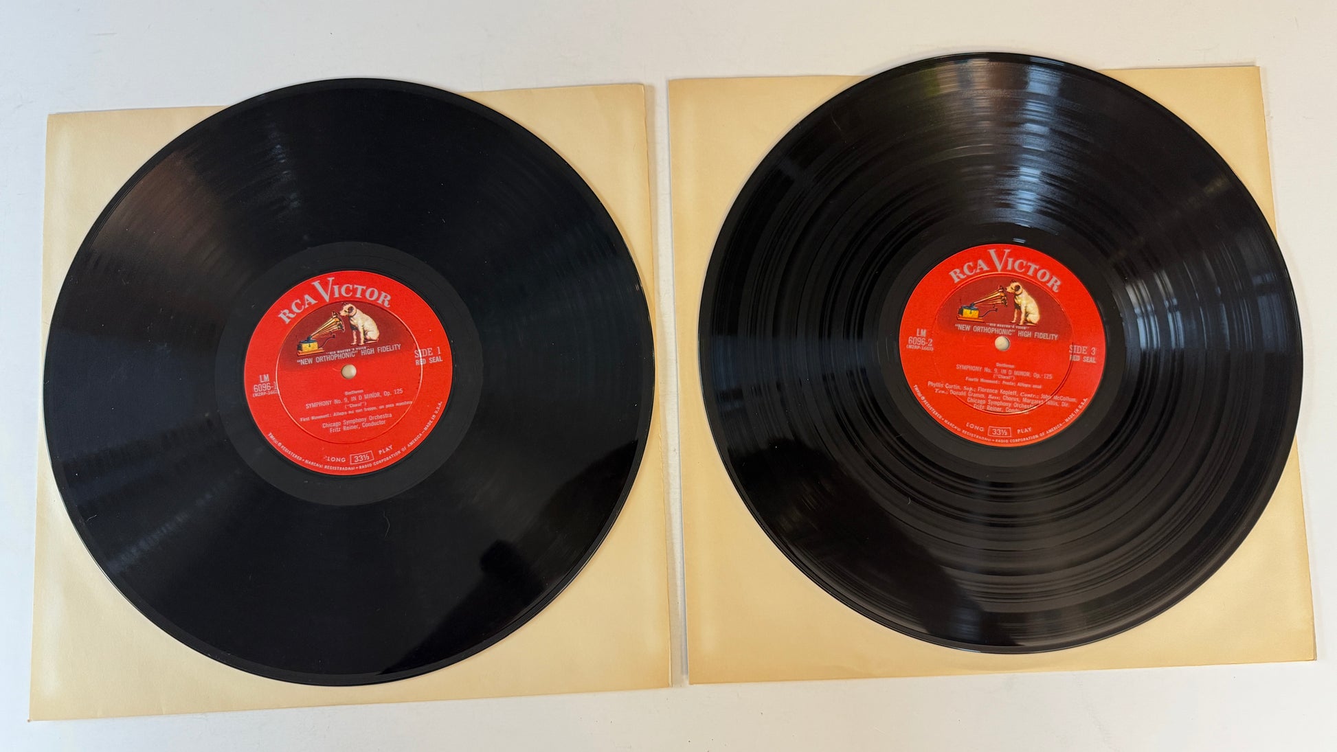 Ludwig van Beethoven Symphonies 1 And 9 Used Vinyl LP VG+\G+