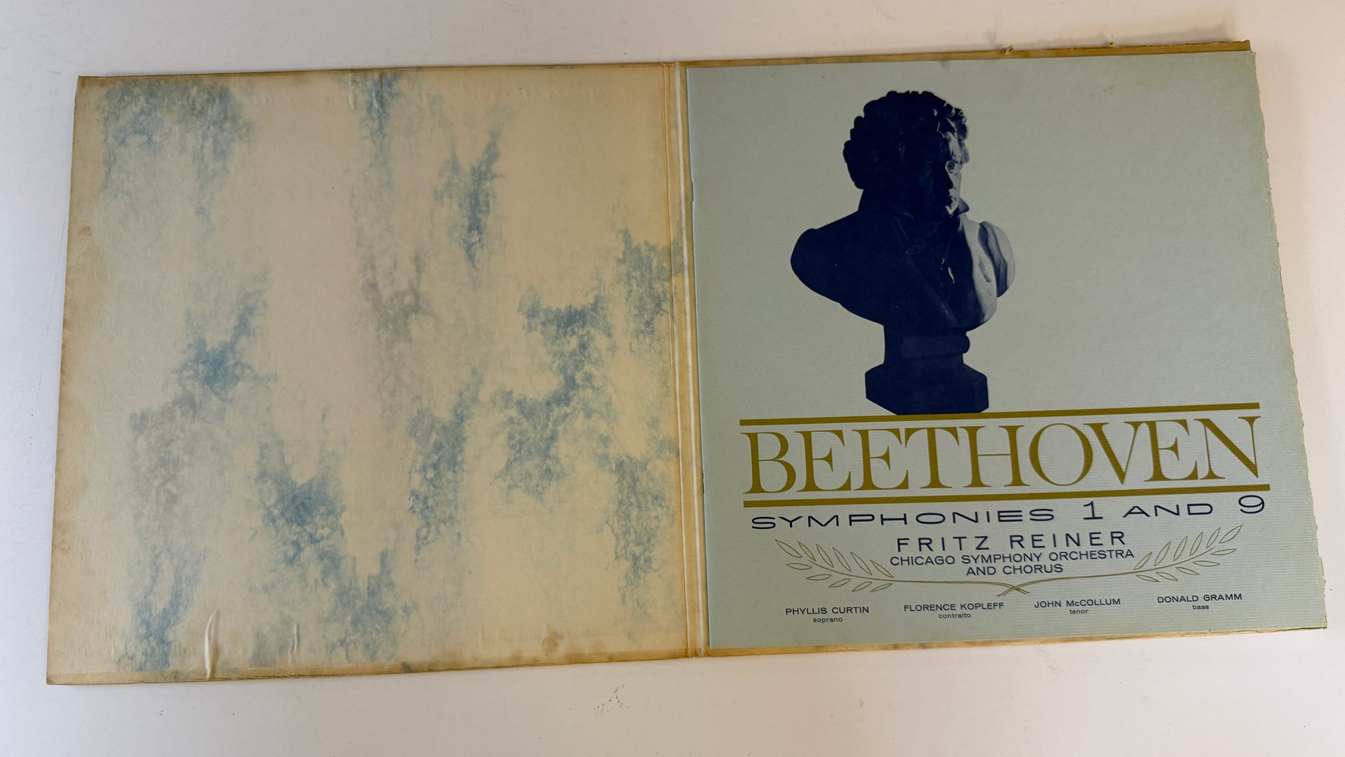 Ludwig van Beethoven Symphonies 1 And 9 Used Vinyl LP VG+\G+