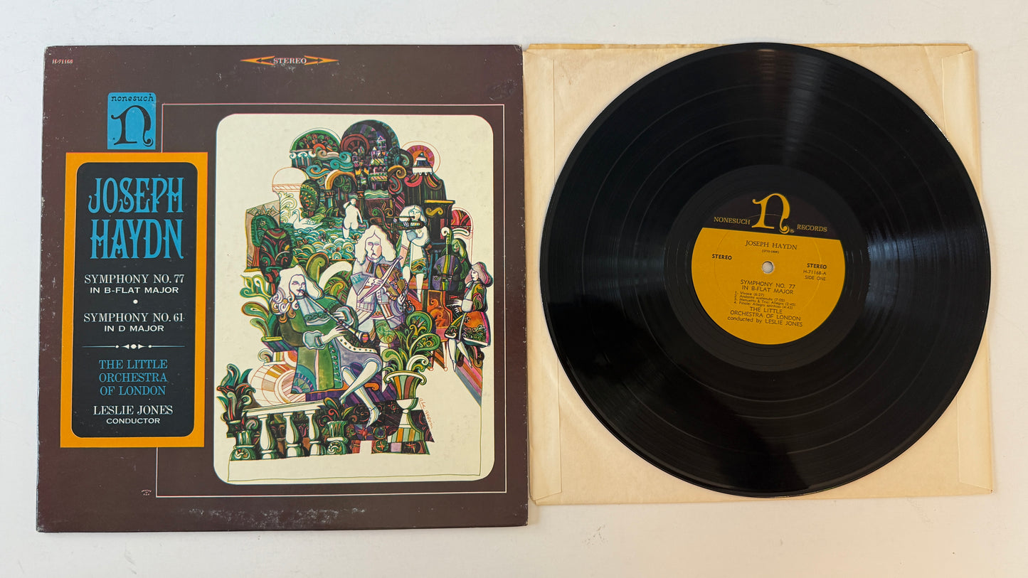 Joseph Haydn Symphonies Nos. 77 & 61 Used Vinyl LP VG+\VG