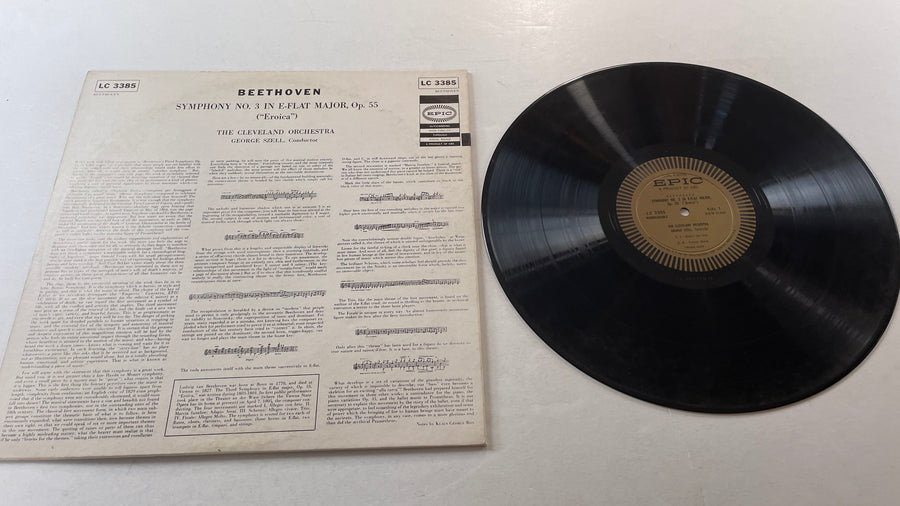Ludwig van Beethoven Symphony No. 3 In E-Flat Major, Op. 55 ("Eroica") Used Vinyl LP VG+\VG+