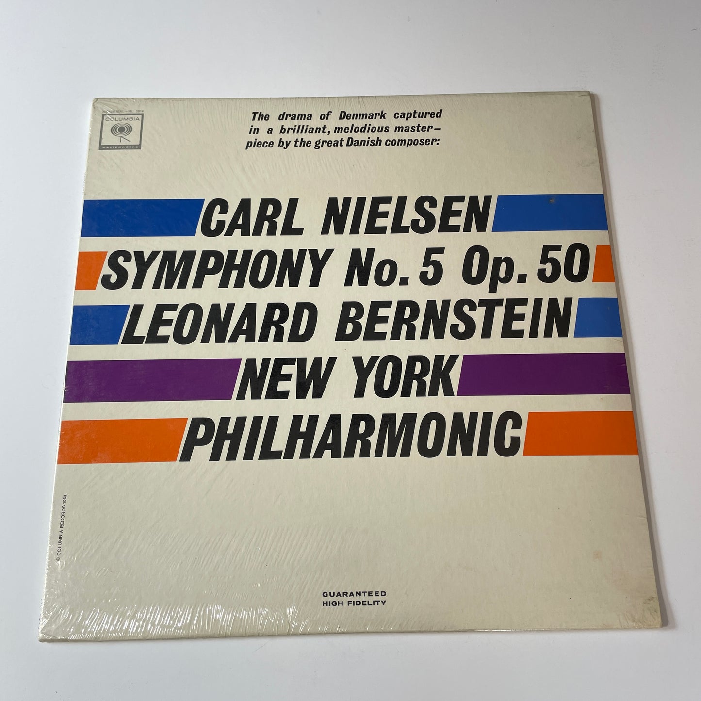 Carl Nielsen - Leonard Bernstein, New York Philhar Symphony No. 5 Op. 50 Used Vinyl LP M\NM