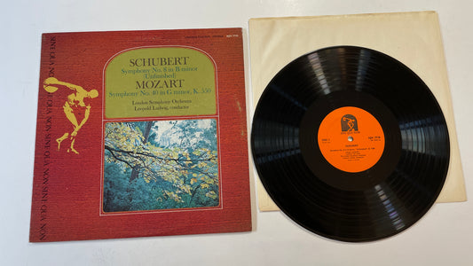 Franz Schubert Symphony No 8 in B Minor (Unfinished) / Symphony No. 40 in G Minor, K. 550 Used Vinyl LP VG+\VG