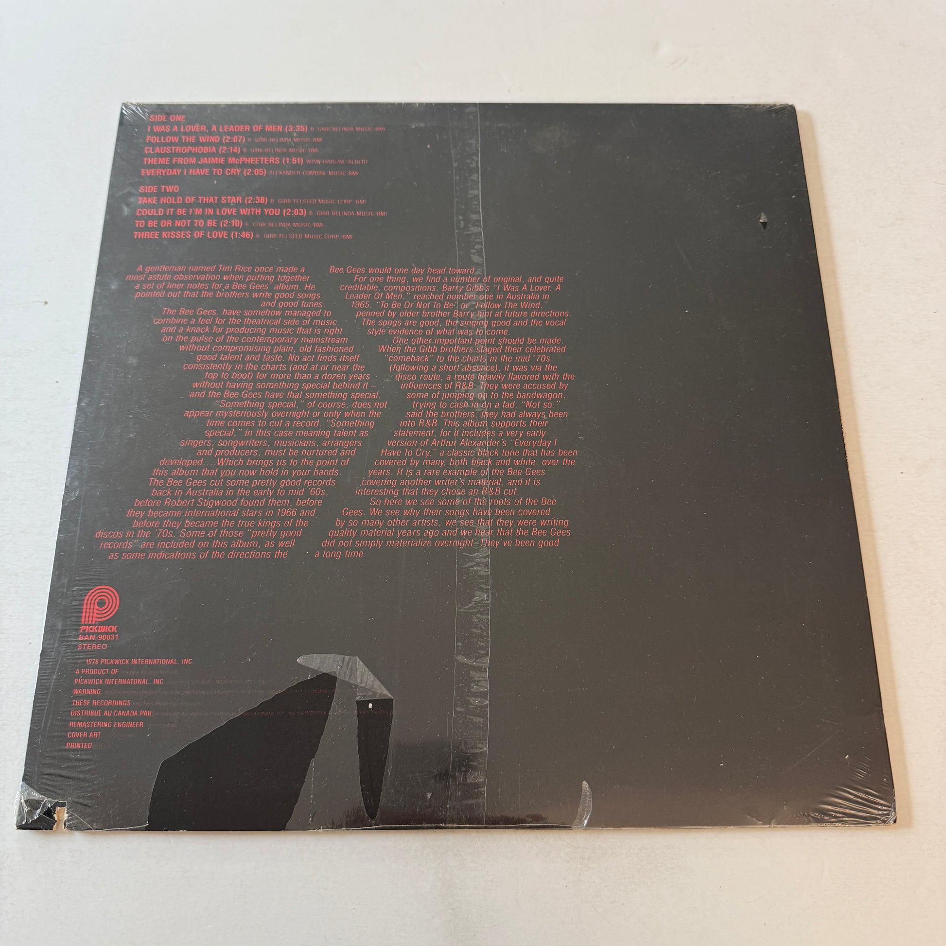 Bee Gees Take Hold Of That Star Used Vinyl LP M\VG+