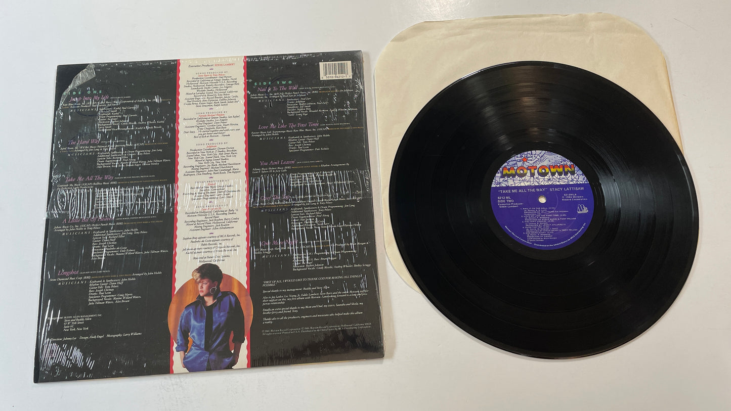 Stacy Lattisaw Take Me All The Way Used Vinyl LP VG+\VG+