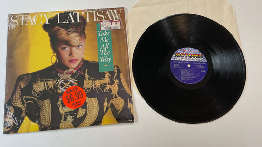 Stacy Lattisaw Take Me All The Way Used Vinyl LP VG+\VG+