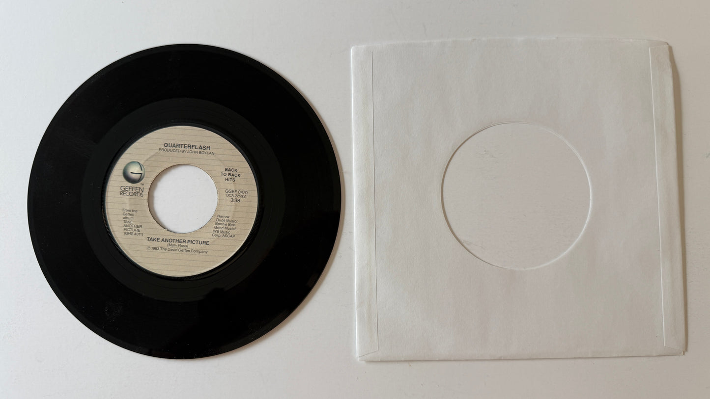 Quarterflash Take Me To Heart Used 45 RPM 7" Vinyl VG+\