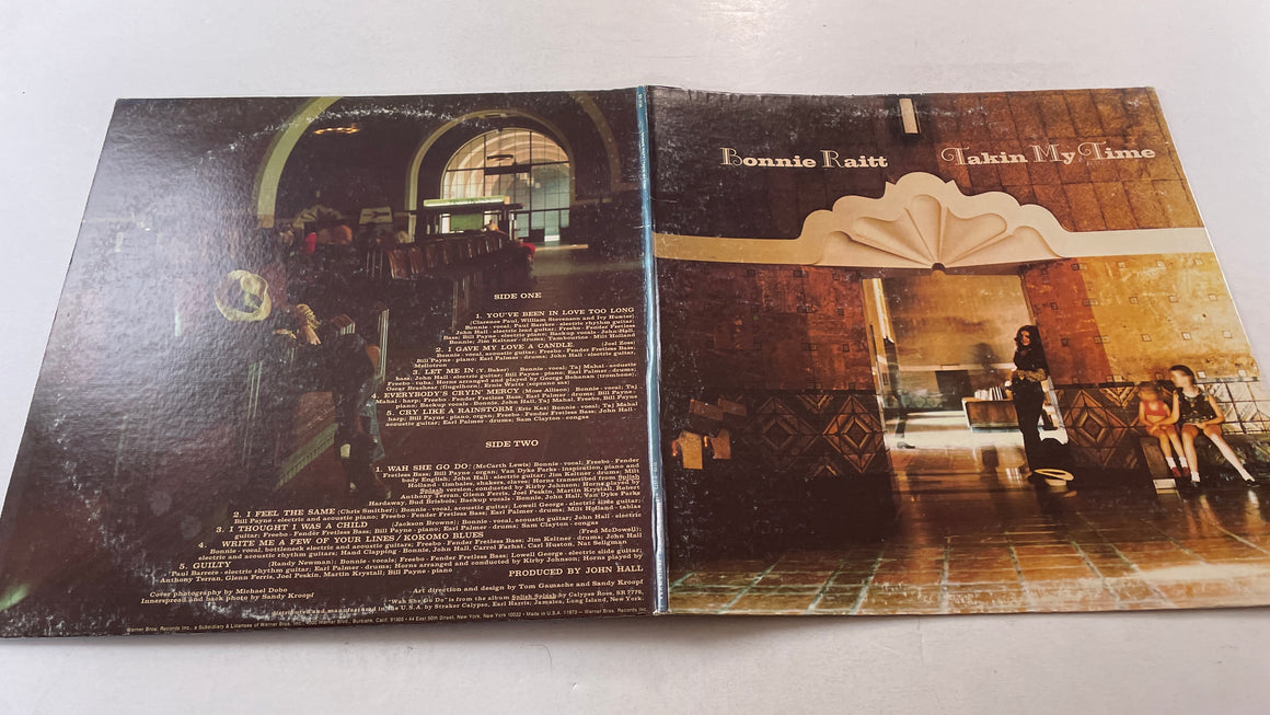 Bonnie Raitt Takin My Time Used Vinyl LP VG+\G+