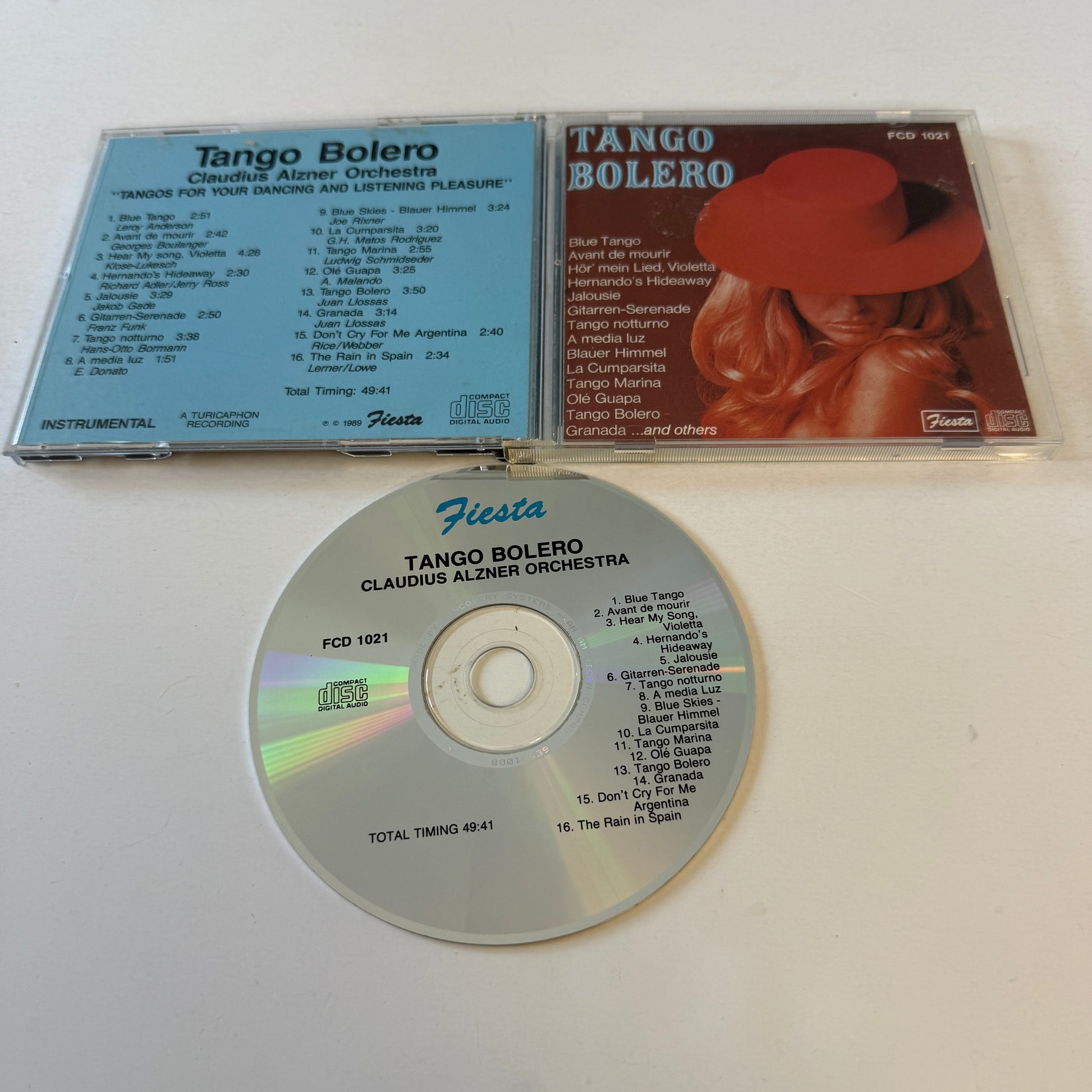 Orchester Claudius Alzner Tango Bolero Used CD VG+\VG