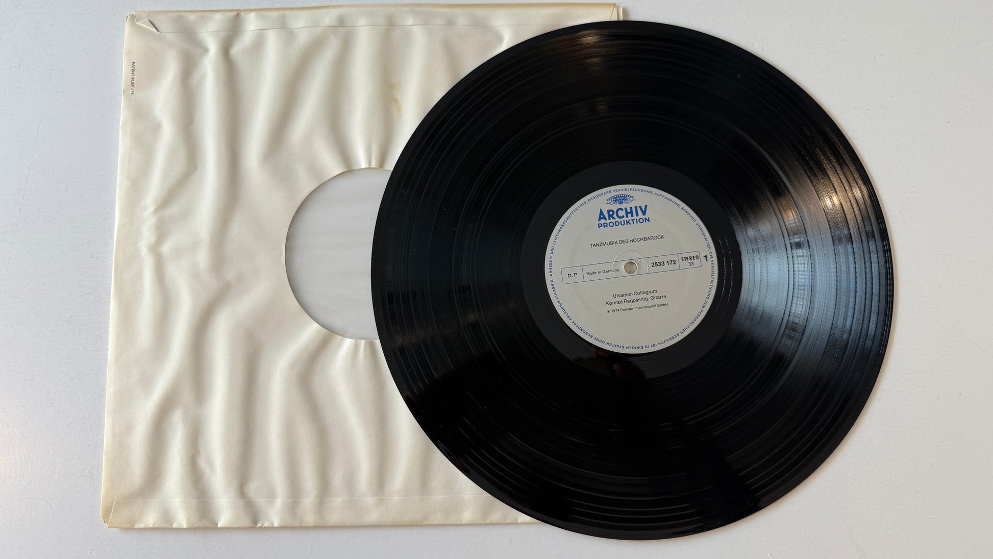 Ulsamer Collegium Tanzmusik Des Hochbarock Used Vinyl LP VG+\VG