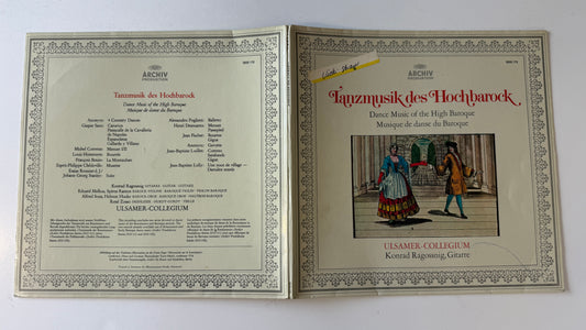 Ulsamer Collegium Tanzmusik Des Hochbarock Used Vinyl LP VG+\VG