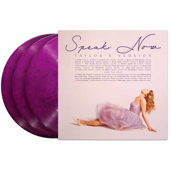 Taylor Swift Speak Now (Taylor's Version) Orchid 3 LP New Colored Vinyl 3LP M\M