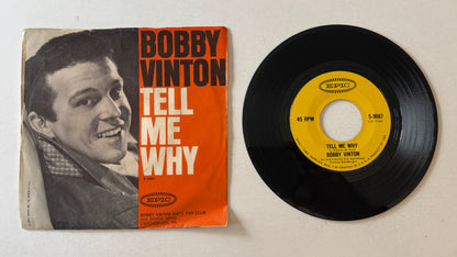 Bobby Vinton Tell Me Why / Remembering Used 45 RPM 7" Vinyl VG+\