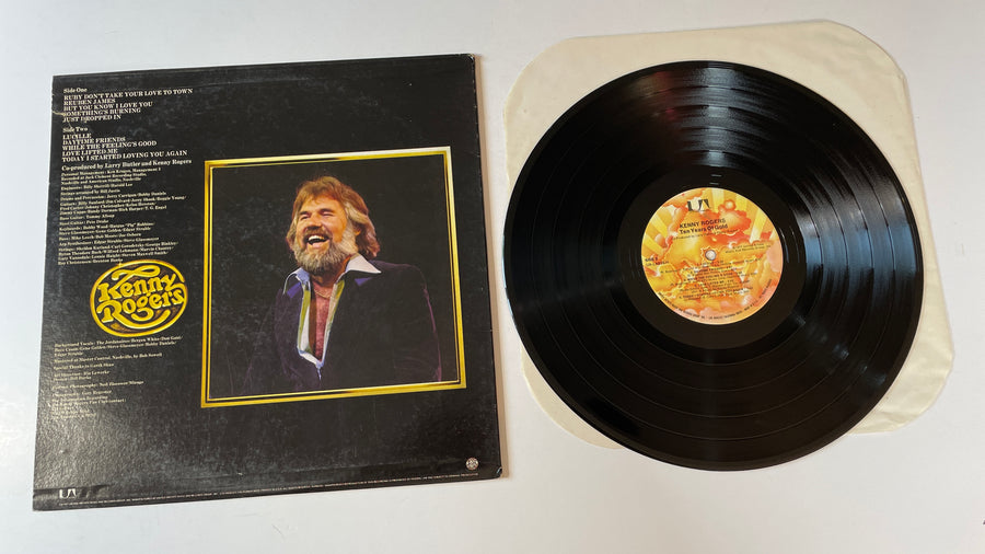 Kenny Rogers Ten Years Of Gold Used Vinyl LP VG+\VG+