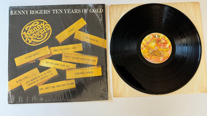 Kenny Rogers Ten Years Of Gold Used Vinyl LP VG+\VG+