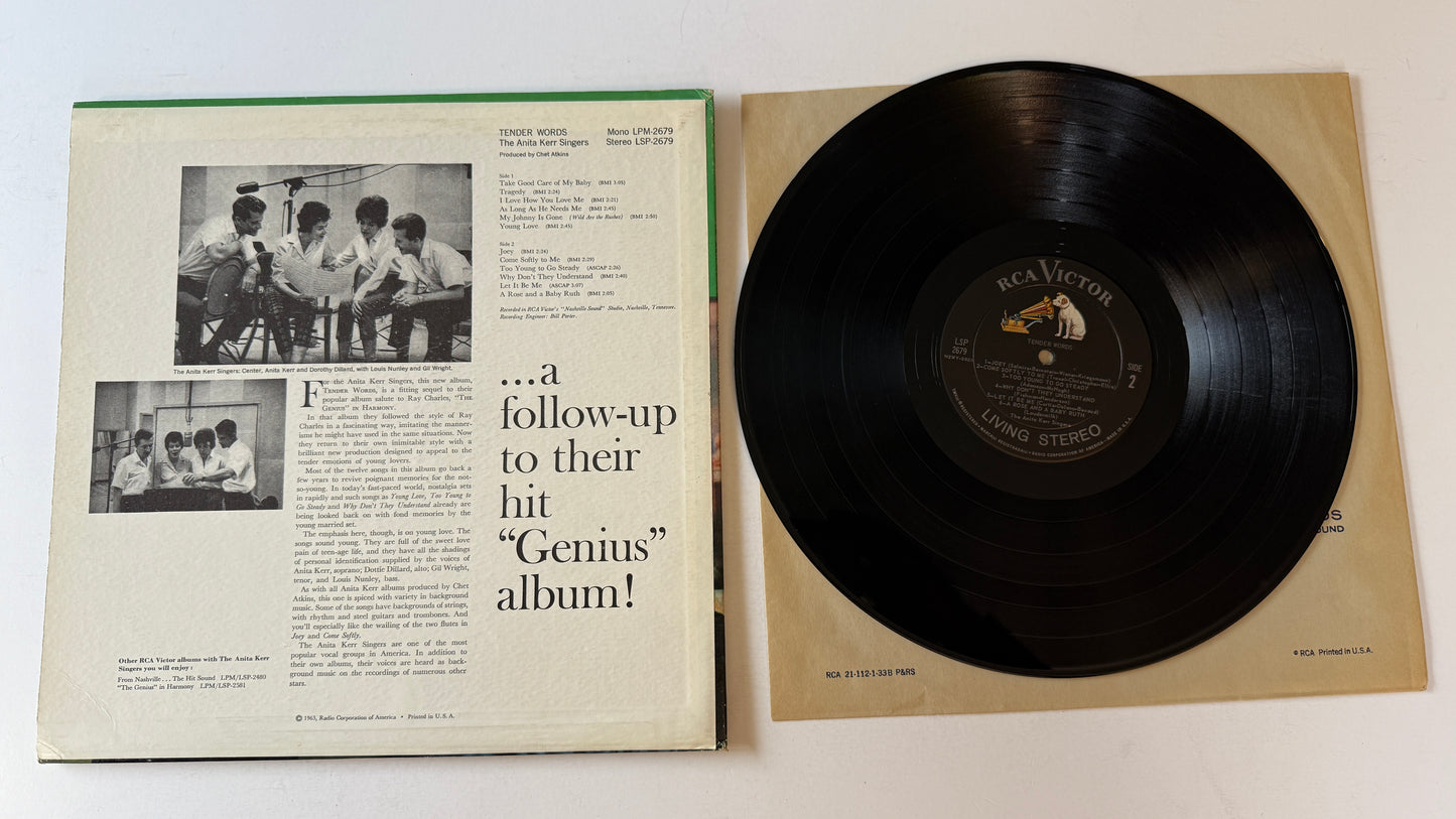 The Anita Kerr Singers Tender Words Used Vinyl LP VG+\VG