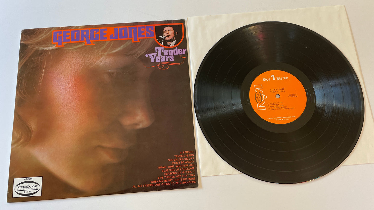 George Jones Tender Years Used Vinyl LP VG+\VG+