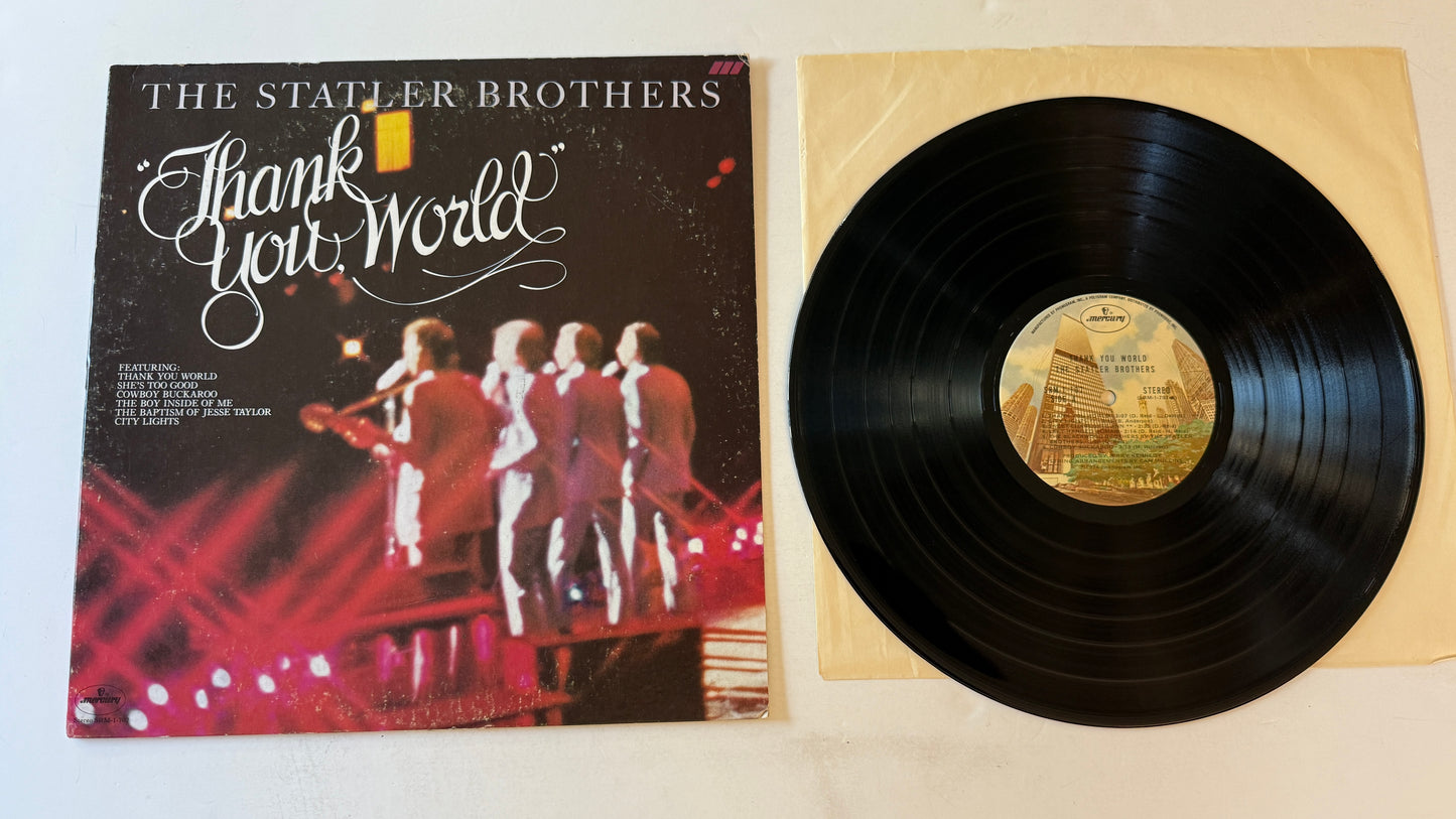 The Statler Brothers Thank You World Used Vinyl LP VG+\VG