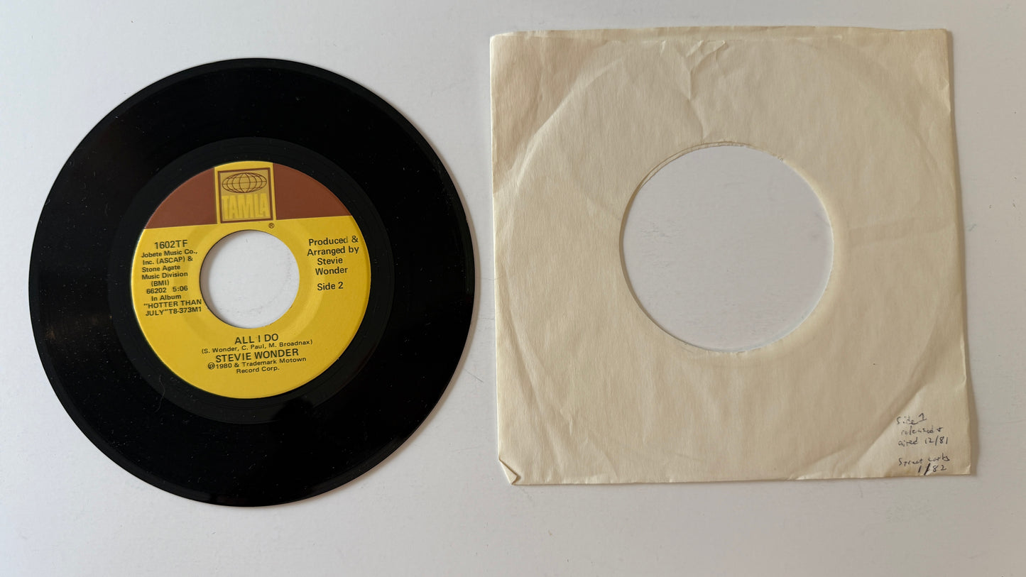 Stevie Wonder That Girl Used 45 RPM 7" Vinyl VG+\
