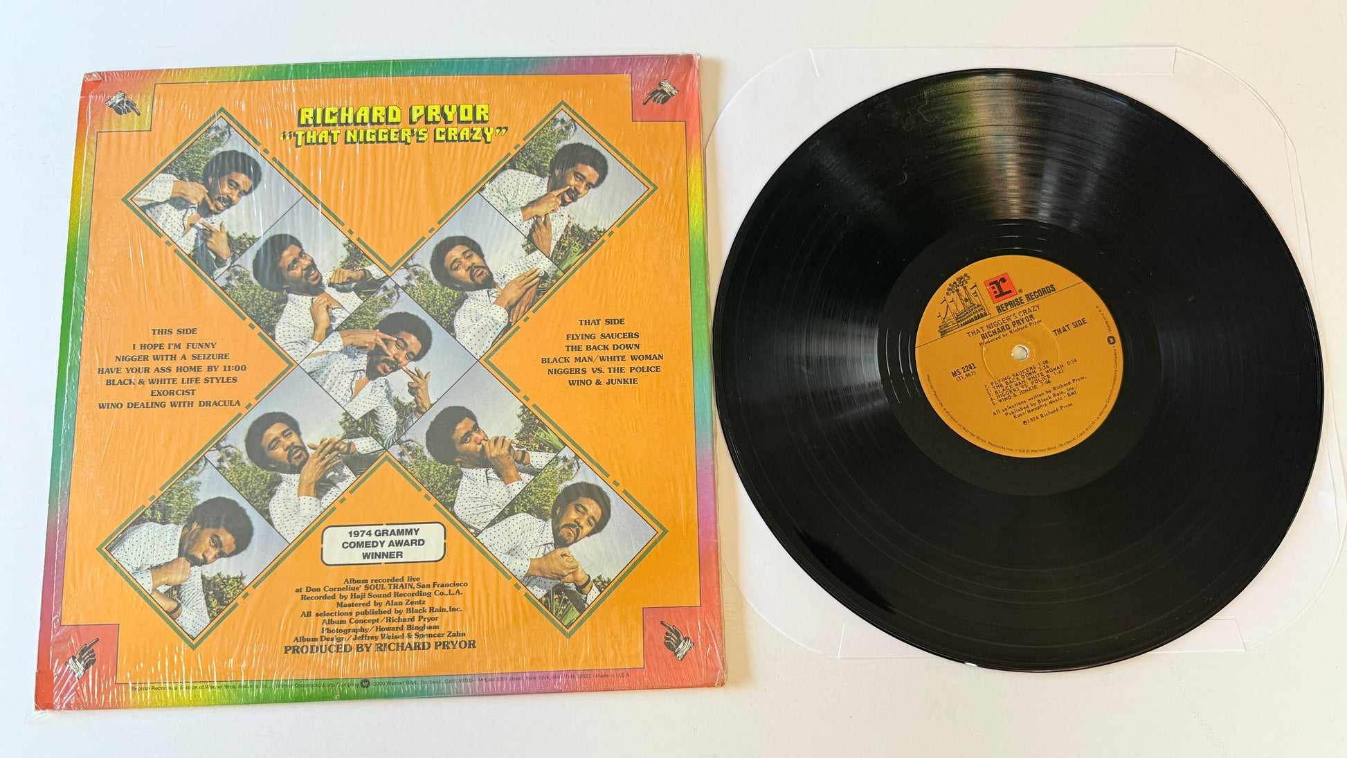 Richard Pryor That Nigger's Crazy Used Vinyl LP VG+\VG+