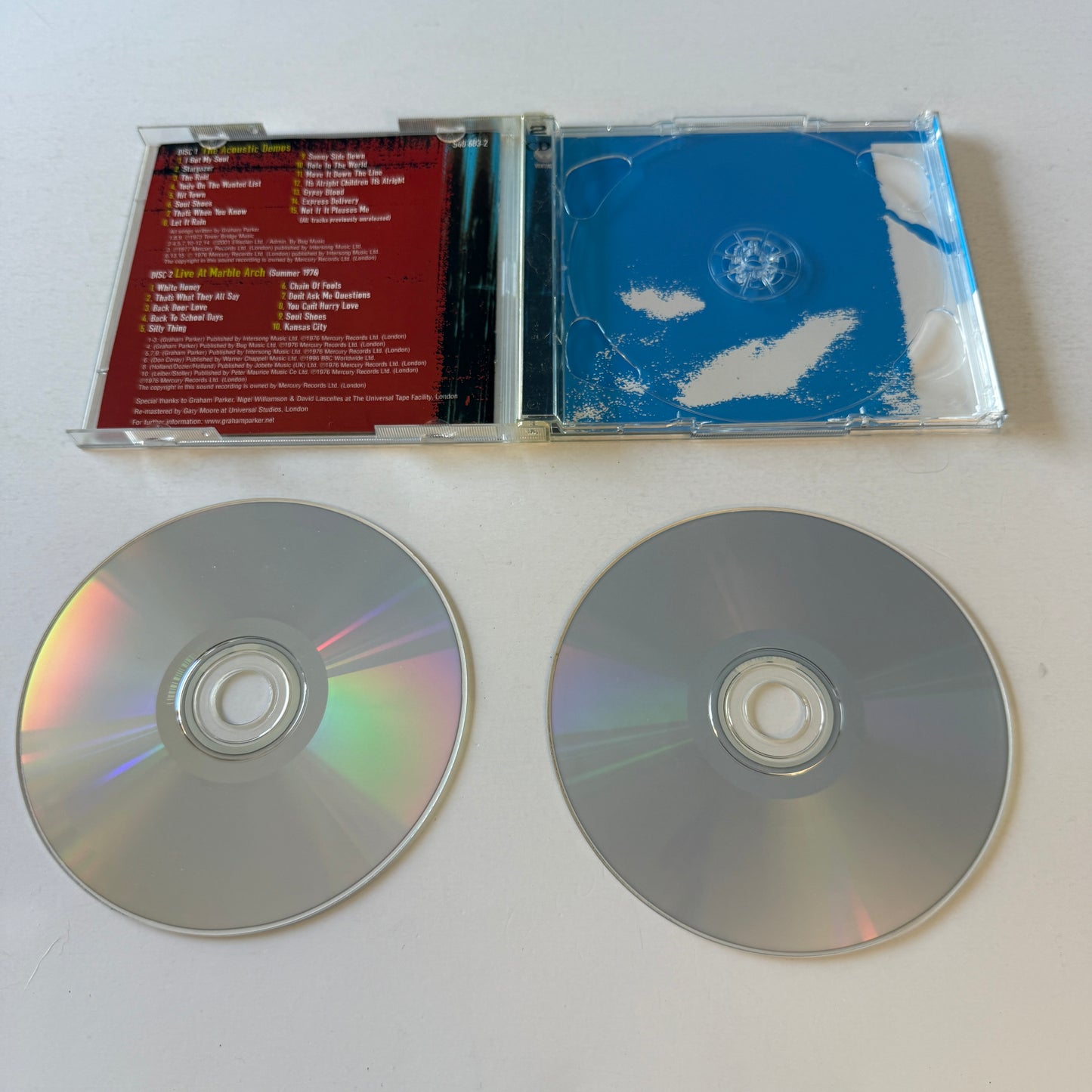 Graham Parker That's When You Know (The Acoustic Demos & Live At Marble Arch) Used 2CD VG+\VG+