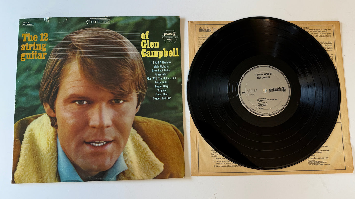 Glen Campbell The 12 String Guitar Of Glen Campbell Used Vinyl LP VG+\G+