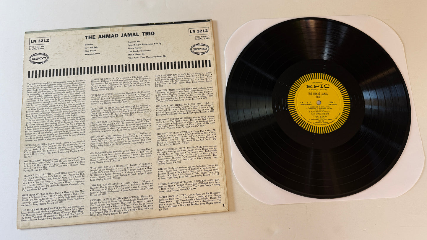Ahmad Jamal Trio The Ahmad Jamal Trio Used Vinyl LP VG+\VG