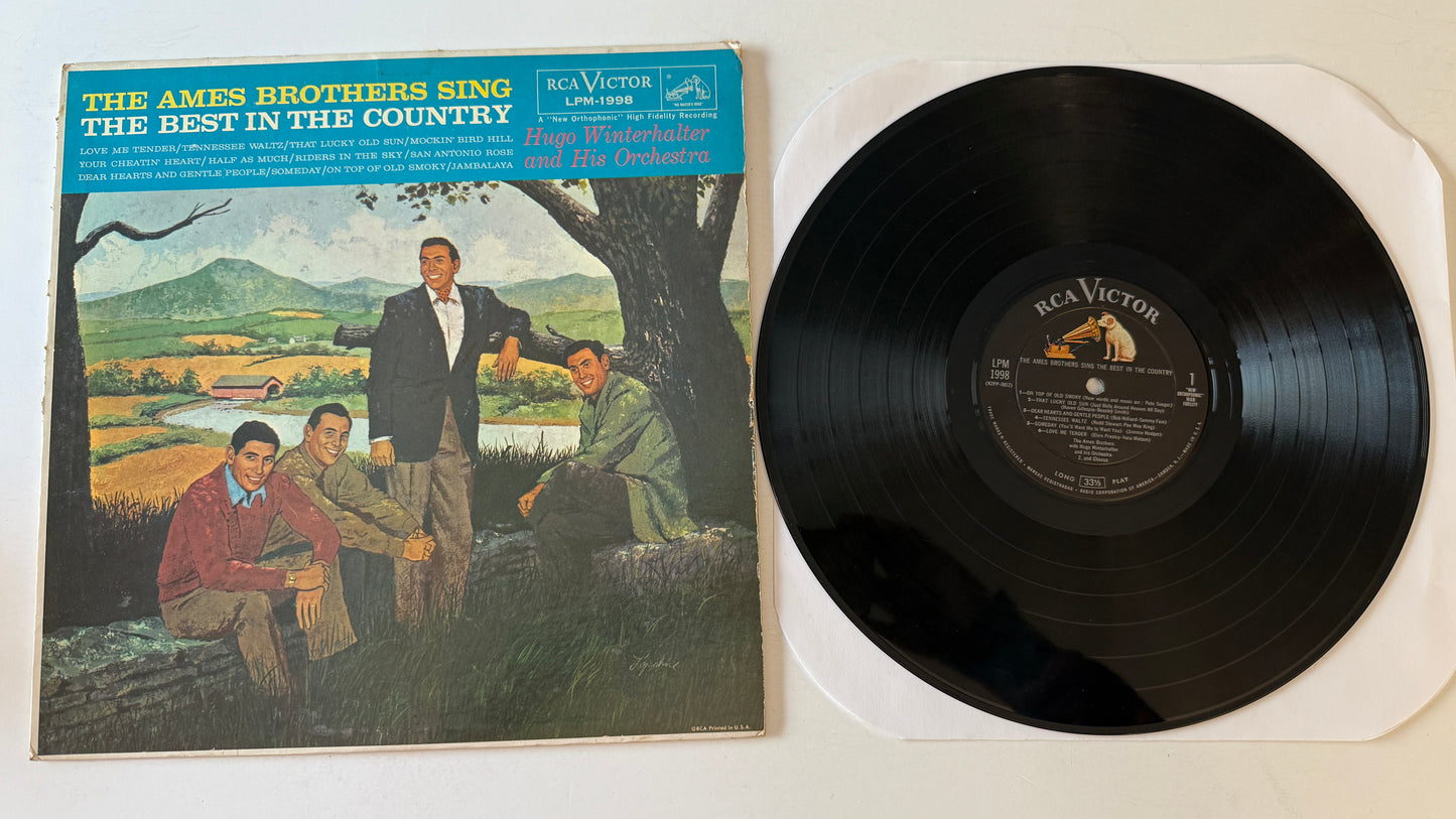 The Ames Brothers The Ames Brothers Sing The Best In The Country Used Vinyl LP VG+\VG