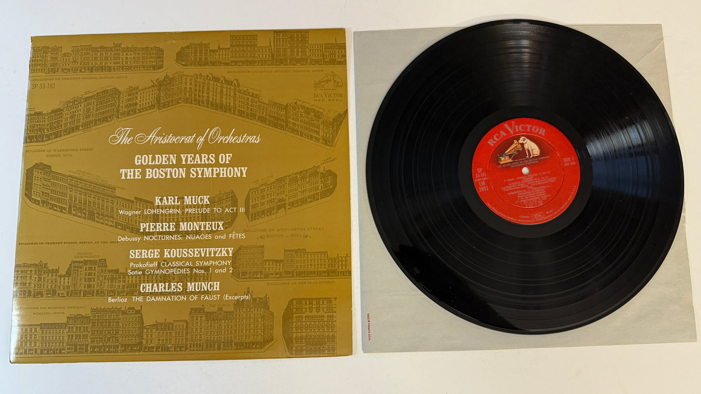 Boston Symphony Orchestra The Aristocrat Of Orchestras - Golden Years Of The Boston Symphony Used Vinyl LP VG+\VG+