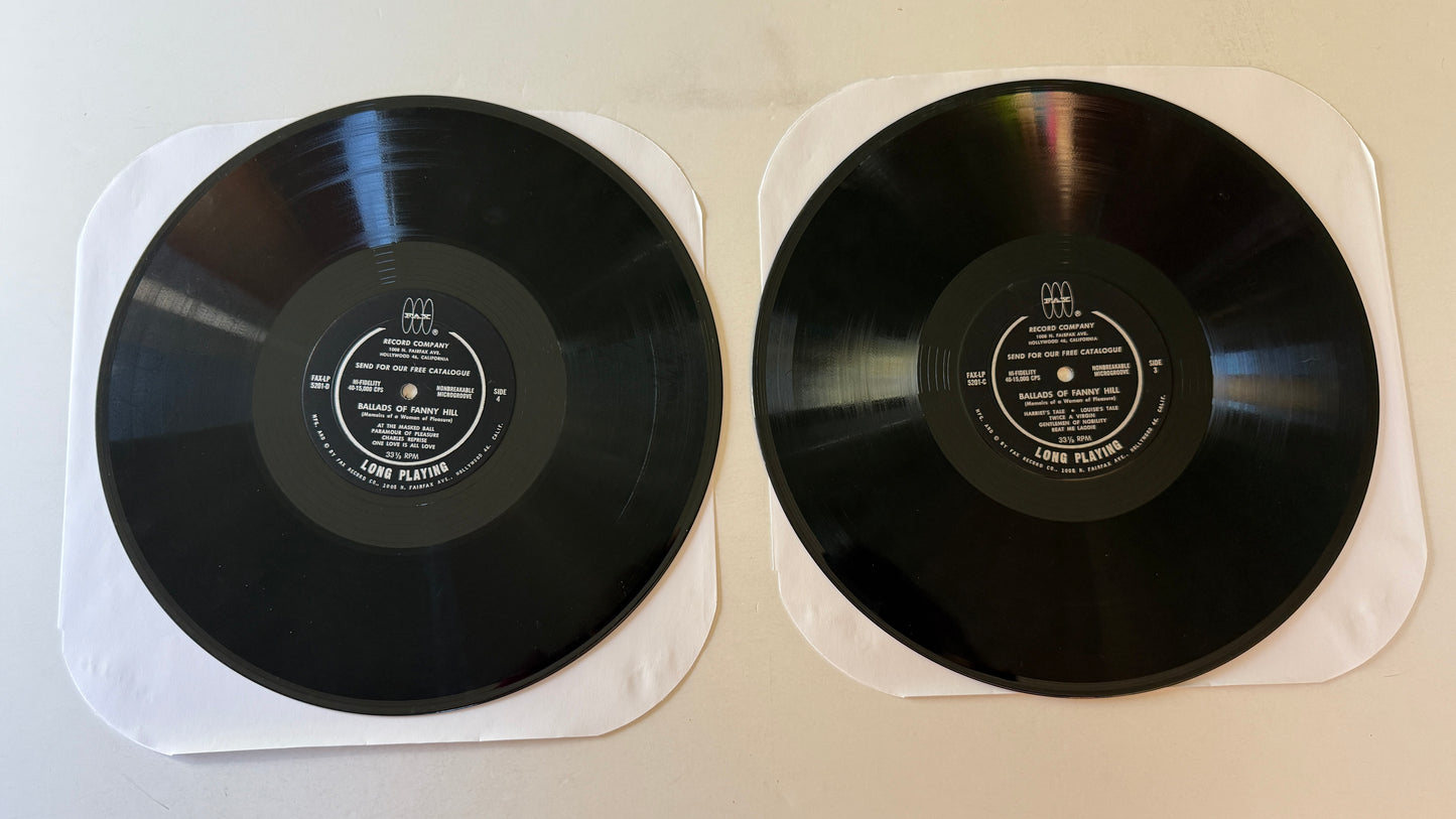 Various The Ballad Of Fanny Hill Used Vinyl 2LP VG+\VG