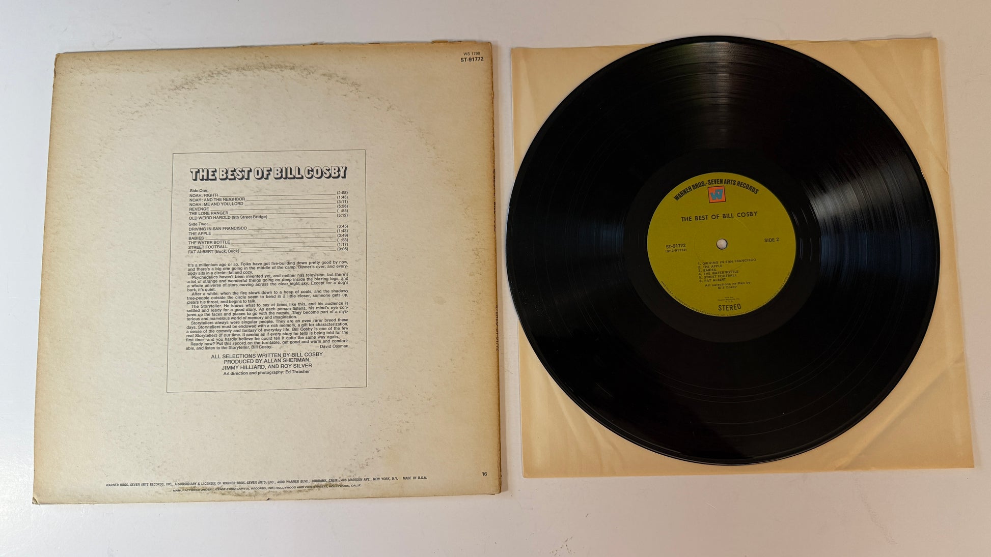 Bill Cosby The Best Of Bill Cosby Used Vinyl LP VG+\G+