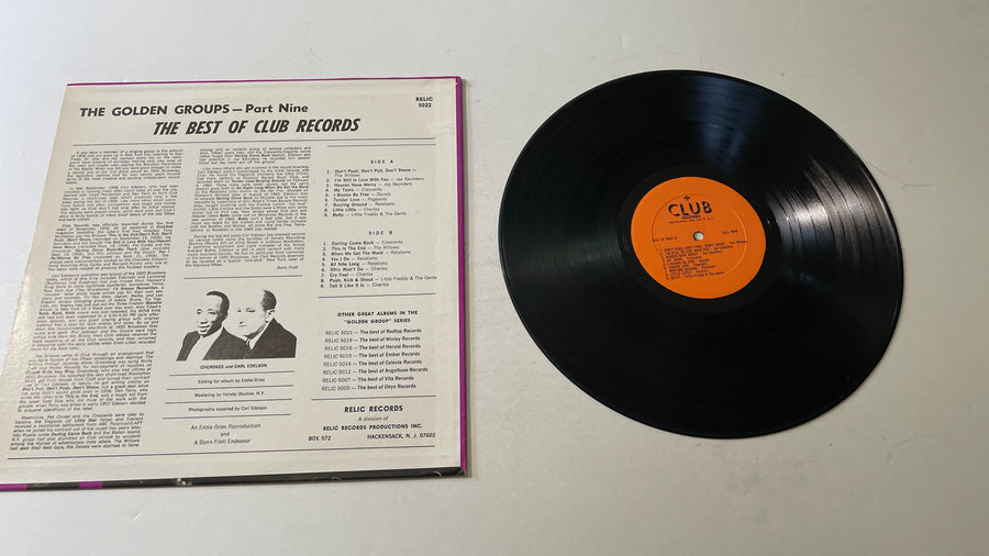The Best Of Club Records Used Vinyl LP VG+ Relic The Best Of Club Records Used Vinyl LP VG+\VG+